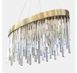 Підвісна люстра Artlight P809/800L GD на 10 ламп E14 із овальним латунним корпусом P809/800L GD фото 2