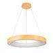 Сучасна підвісна LED-люстра Levistella 781P2291 (600) LWD світле дерево 90W з пультом LVS6567 фото 2