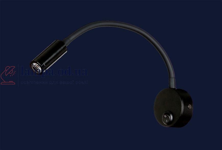 Бра настінне LED Levistella 920V4001 BK, 3W, 4000K, чорний метал, стильний світильник для дому LVS2590 фото