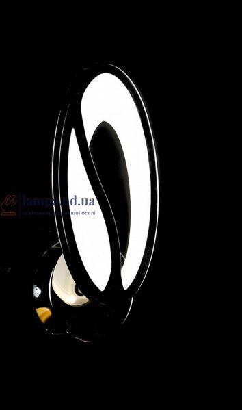 Настенное бра LED Splendid Ray BK208/1, 1 лампа, черный/белый, современный стиль для дома 30398267 фото