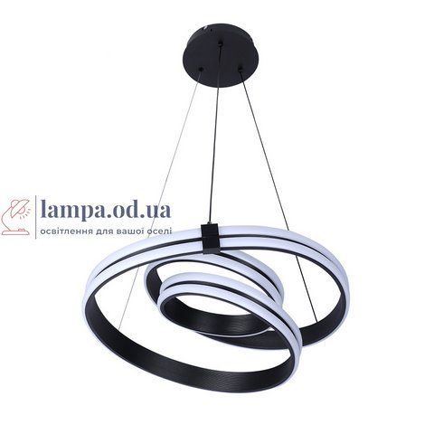 Потолочная люстра LED Levistella 78778093 BK, 130W, черный, современный стиль с пультом, 3 режима света LVS5655 фото