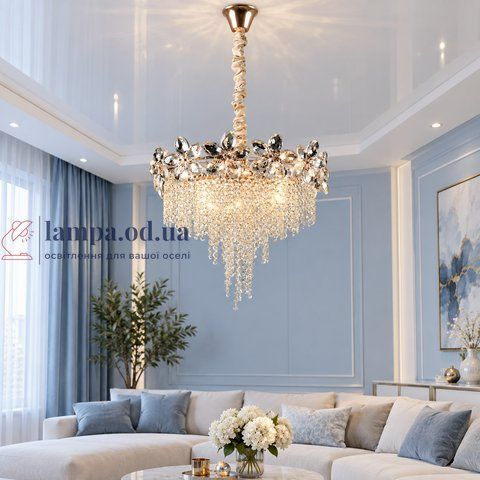 Кришталева люстра Splendid Ray L839/600/8 (SGD), 8&times;E14, 13-20 м&sup2; 30440252 фото