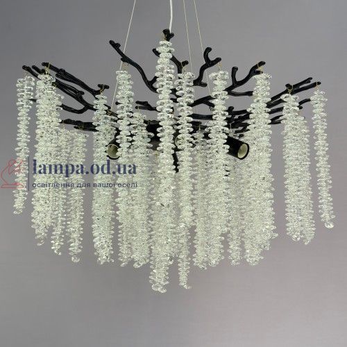 Люстра глициния Linisoln 8078-600 C WH/BK Потолочная 8078-600 C WH/BK Стельо фото