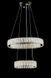 Підвісна світлодіодна люстра Splendid Ray L50804/500+300/2 LED (CH), 2 кільця, пульт, димер, 80 W 30436569 фото 3