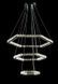 Светодиодная люстра Splendid Ray L30901/65+43+25/3 LED с хрусталем, хром, 100 Вт, с пультом и димером 30436361 фото 2