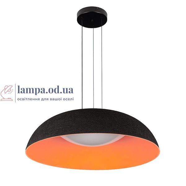 Стильна підвісна LED-люстра Levistella 781PL3953 (600) BK+ORANGE чорна з жовтогарячим 46W LVS6577 фото