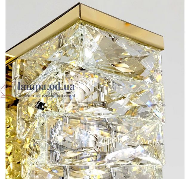 Світлодіодне настінне бра Artlight 88031/290WGD, 19 Вт, золото та прозоре скло 88031/290WGD фото