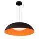 Стильна підвісна LED-люстра Levistella 781PL3953 (600) BK+ORANGE чорна з жовтогарячим 46W LVS6577 фото 3