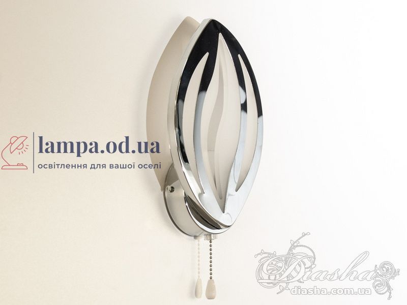 Настенное бра LED Diasha 8092/1HR, 17W, хром, хай-тек стиль, IP20, 935 лм 8092/1HR фото