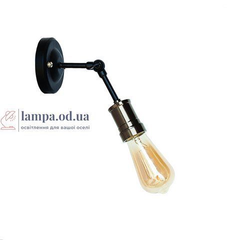 Бра настінне Levistella 752WF2004-1, E27, 60W, чорний метал, сучасний стиль для дому LVS04180 фото