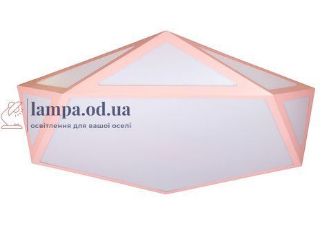 Люстра стельова LED Levistella 752L68 PINK, 90W, регульована температура світла, метал+акрил, сучасний стиль LVS3245 фото