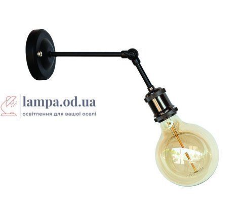 Настенное бра E27 Levistella 752WM1104-1, 60W, черный металл, современный стиль для дома LVS04371 фото