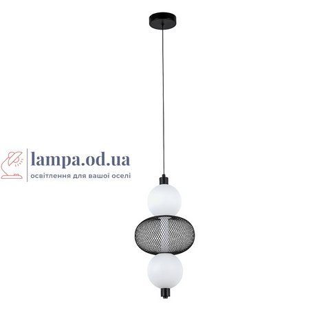 Світильник підвісний LED Levistella 7812032 BK, 4W, 3000K, чорний метал, для вітальні LVS6152 фото