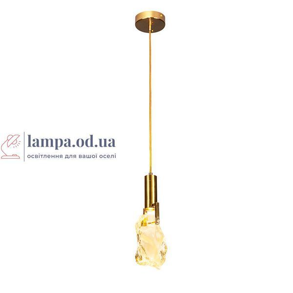 Подвесной LED светильник льдинка Levistella 900JT11-1, 3 Вт, 3000K, бронза, кристалл 16 см LVS7242 фото