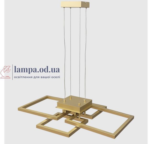 Підвісна LED люстра Artlight CG80060-P-GD, 122 Вт, матове золото, 55,5 см CG80060-P-GD фото