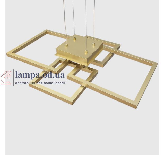 Підвісна LED люстра Artlight CG80060-P-GD, 122 Вт, матове золото, 55,5 см CG80060-P-GD фото