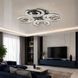 Світлодіодна люстра Splendid Ray L1655/4+4 LED (CH), білий, хром, 168 Вт, від 18-28 м&sup2; 30437621 фото 1