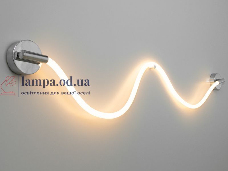 Світильник LED Diasha 9601-CH Шланг 18W, 990 лм, хром, 165 см, сучасний стиль для дому та офісу 9601-CH фото
