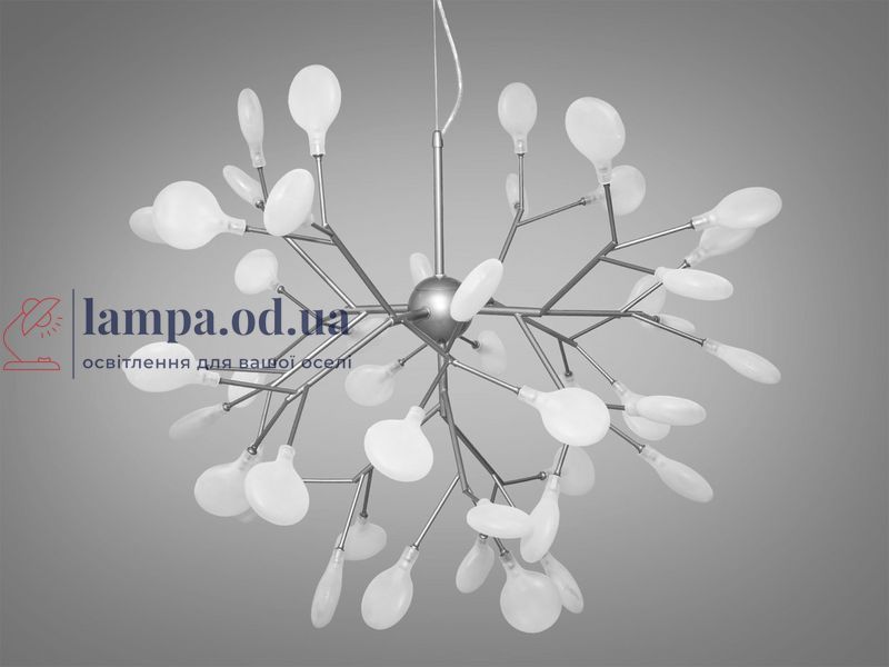Люстра стельова LED Diasha 887-45A SL Світлячок, 45 ламп, 220V, хром сатин, сучасний стиль для вітальні, коридору 887-45A SL фото