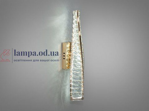 Світильник настінний LED Diasha 531/1B-500G 15W, золото, для коридору, вітальні, спальні, 825 лм, IP20 531/1B-500G фото