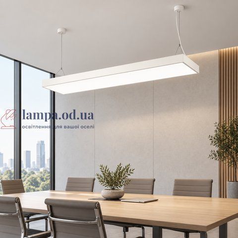 Білий лінійний підвісний LED-світильник Levistella 992127 WH, 35 Вт, 4500 К, 118&times;15 см LVS7258 фото