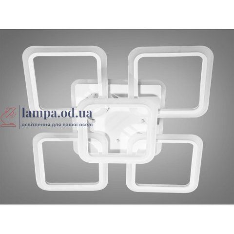 Люстра Linisoln 5588-4+1 WH LED-3 LED с пультом, белая, 3 режима освещения, 105 Вт 5588-4+1 WH LED-3 фото