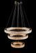 Світлодіодна люстра Splendid Ray L8015/400+600+800/3 LED (CH+Clear) з кришталем, хром, 235 Вт 30436316 фото 5