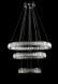 Світлодіодна люстра Splendid Ray L8015/400+600+800/3 LED (CH+Clear) з кришталем, хром, 235 Вт 30436316 фото 3