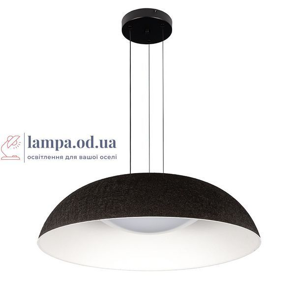 Современная подвесная LED-люстра Levistella 781PL3953 (600) BK+WH черная 46W LVS6578 фото