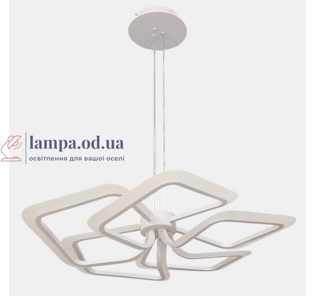 Біла компактна підвісна LED люстра з 5 контурами Artlight 2406-5DS-WH 2406-5DS-WH фото