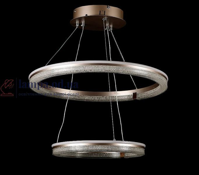 Подвесная светодиодная люстра Splendid Ray LF9841/2 LED MK CF с кольцевым дизайном и диммером 30417243 фото
