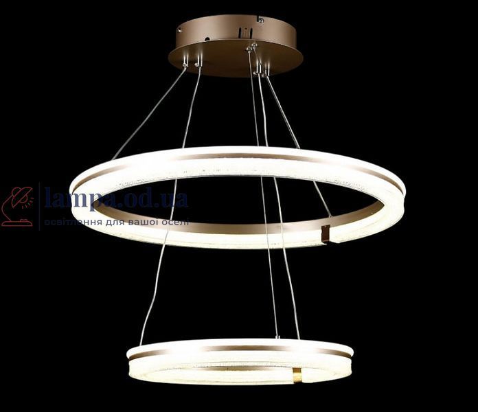 Подвесная светодиодная люстра Splendid Ray LF9841/2 LED MK CF с кольцевым дизайном и диммером 30417243 фото