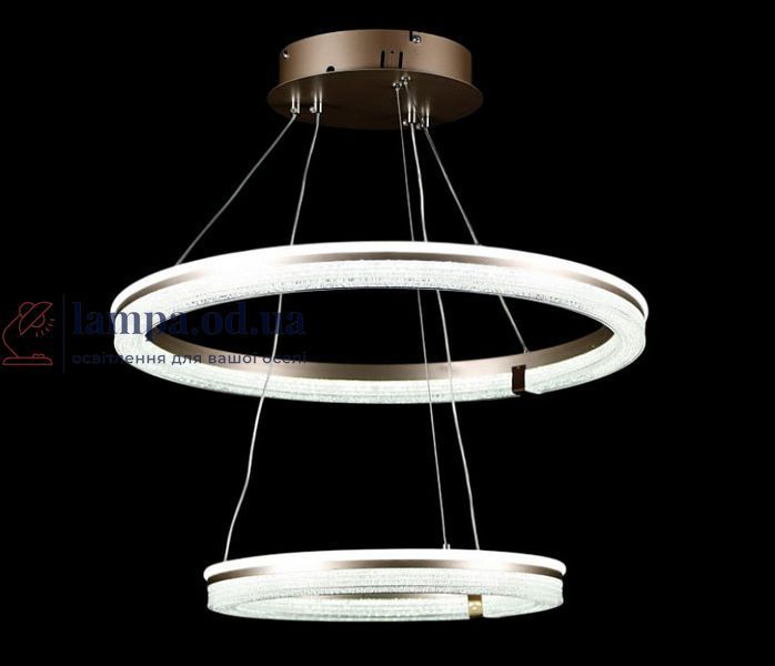 Подвесная светодиодная люстра Splendid Ray LF9841/2 LED MK CF с кольцевым дизайном и диммером 30417243 фото