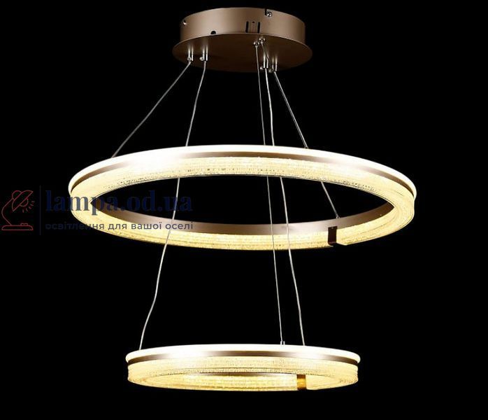 Подвесная светодиодная люстра Splendid Ray LF9841/2 LED MK CF с кольцевым дизайном и диммером 30417243 фото