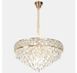 Каскадная золотая люстра с хрустальными подвесками ArtLight 506/600GD, 8xE14, золото, 58 см, 13-20 м&sup2; 506/600GD фото 4