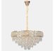 Каскадная золотая люстра с хрустальными подвесками ArtLight 506/600GD, 8xE14, золото, 58 см, 13-20 м&sup2; 506/600GD фото 2