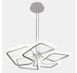 Біла компактна підвісна LED люстра з 5 контурами Artlight 2406-5DS-WH 2406-5DS-WH фото 5