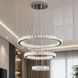 Светодиодная люстра Splendid Ray L87519/60+40+20/3 LED с хрусталем, хром, 100 Вт, с пультом и димером 30436439 фото 1