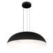 Современная подвесная LED-люстра Levistella 781PL3953 (600) BK+WH черная 46W LVS6578 фото 3