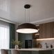 Современная подвесная LED-люстра Levistella 781PL3953 (600) BK+WH черная 46W LVS6578 фото 1