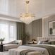 Каскадная золотая люстра с хрустальными подвесками ArtLight 506/600GD, 8xE14, золото, 58 см, 13-20 м&sup2; 506/600GD фото 1