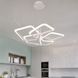 Біла компактна підвісна LED люстра з 5 контурами Artlight 2406-5DS-WH 2406-5DS-WH фото 1