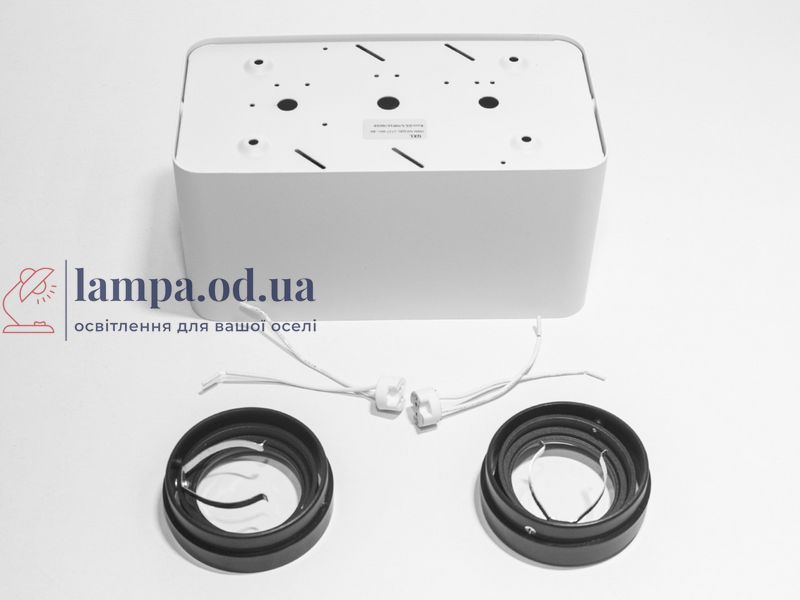 Світильник накладний точковий Diasha QXL-1727-WH+BK, MR16, 40W, білий+чорний, ультрасучасний стиль QXL-1727-WH+BK фото