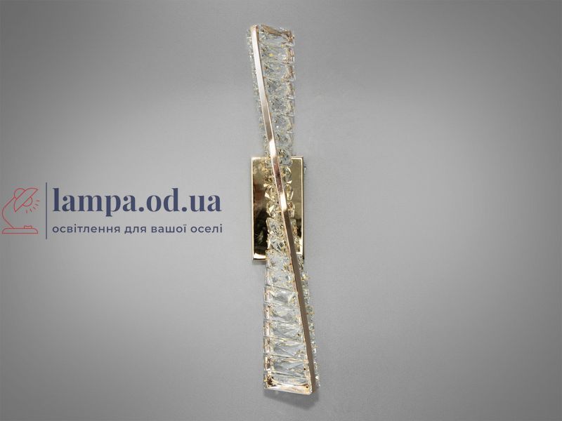 Світильник настінний LED Diasha 531/1B-500G 15W, золото, для коридору, вітальні, спальні, 825 лм, IP20 531/1B-500G фото