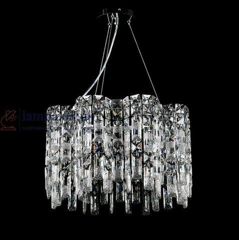 Кришталева люстра Splendid Ray LGH90358/8 (CR) підвісна люстра з регульованою висотою та прозорими кришталевими елементами 30430129 фото