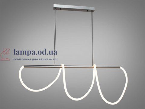 Стельова люстра LED Diasha 9752-L1200CH RopeLight, 32W, 1760 лм, хром, для офісу та дому 9752-L1200CH фото