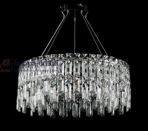 Люстра хрустальная LED Splendid Ray LGH90364/570/2, 65W, хром/белый, современный стиль для дома 30430181 фото