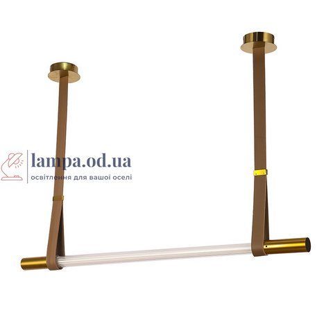 Люстра стельова LED Levistella 807B01 (1200) AB+LBN, 20W, 4000K, бронзовий/акрил, для вітальні LVS5638 фото