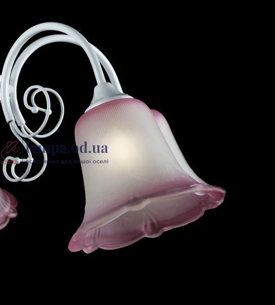 Люстра стельова Splendid Ray L9700/5, 5 ламп, білий, коричневий, рожевий, сучасний стиль 30269226 фото