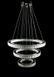 Светодиодная люстра Splendid Ray L8045/400+600+800/3 LED (CH+Clear) с хрусталем, хром, 235 Вт 30436330 фото 3